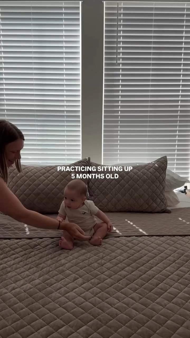 My greatest job is being his voice of encouragement as he learns to remain persistent 🤍 

#motherhood #childdevelopment #5monthsold #firsttimemom #christianmom
