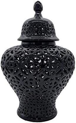 Galt International 19.5” Lattice Ginger Jar with Lid - Home Decor with Intricate Mediterranean ... | Amazon (US)