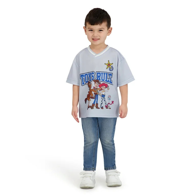 Toy Story Toddler Boy Short Sleeve Jersey, Sizes 12 Months-5T | Walmart (US)