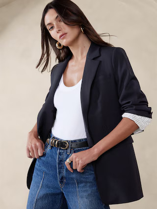 Siena Slim Italian Wool Blazer | Banana Republic (US)