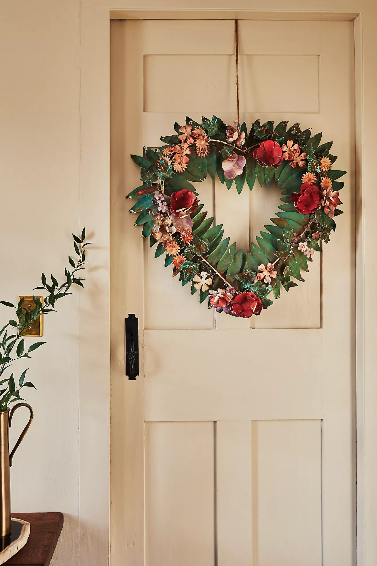 Iron Heart Leaf Wreath | Anthropologie (US)