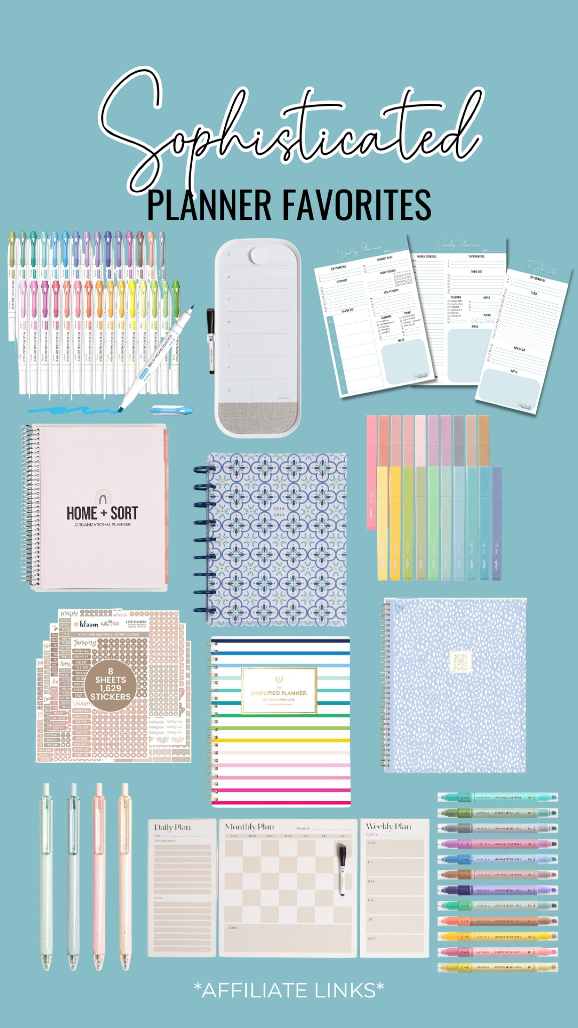 Sophisticated planner favorites

#LTKFamily #LTKBacktoSchool #LTKHome