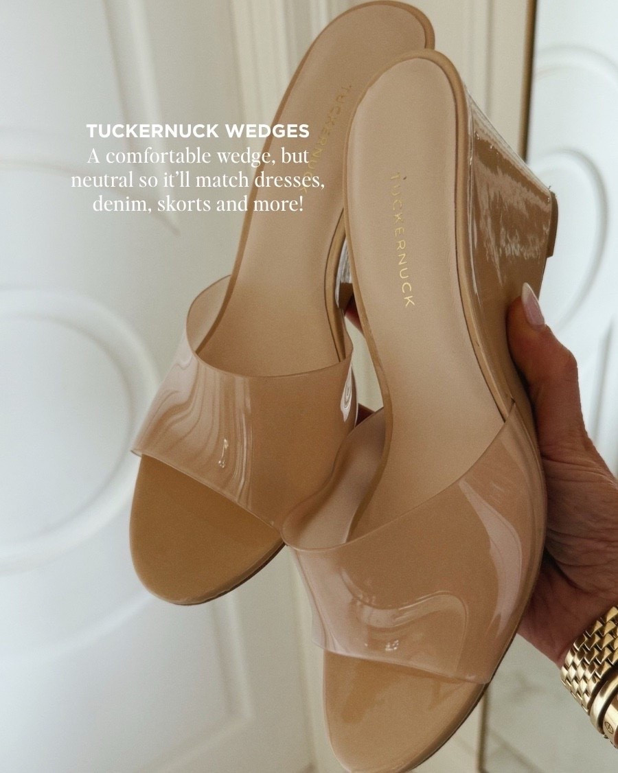 These Tuckernuck wedges are closet essentials and are back in stock!