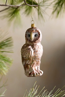 Owl Glass Ornament | Terrain