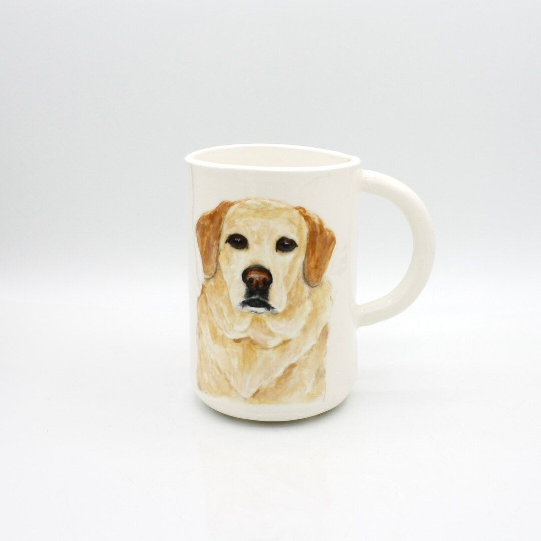 Golden Lab Retriever and Papillon Mug | coffee mug tea cup | cute animal pet dog | tall mug | in ... | Etsy (US)