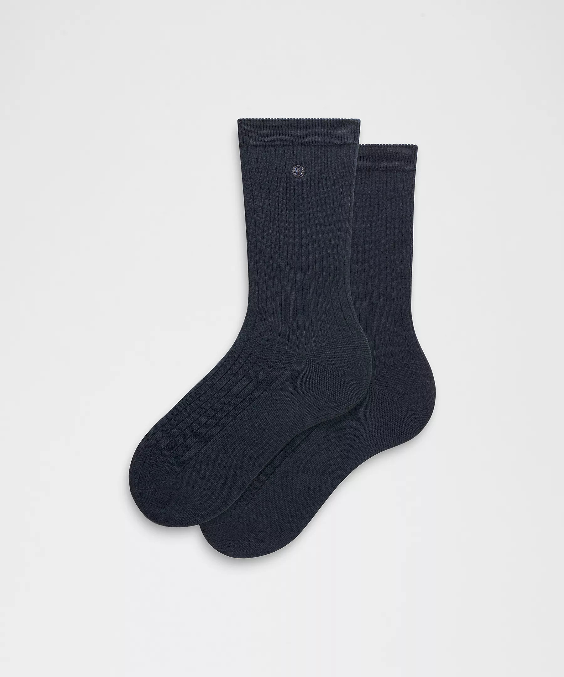 Unisex Ribbed Cotton-Blend Crew Socks | Lululemon (US)
