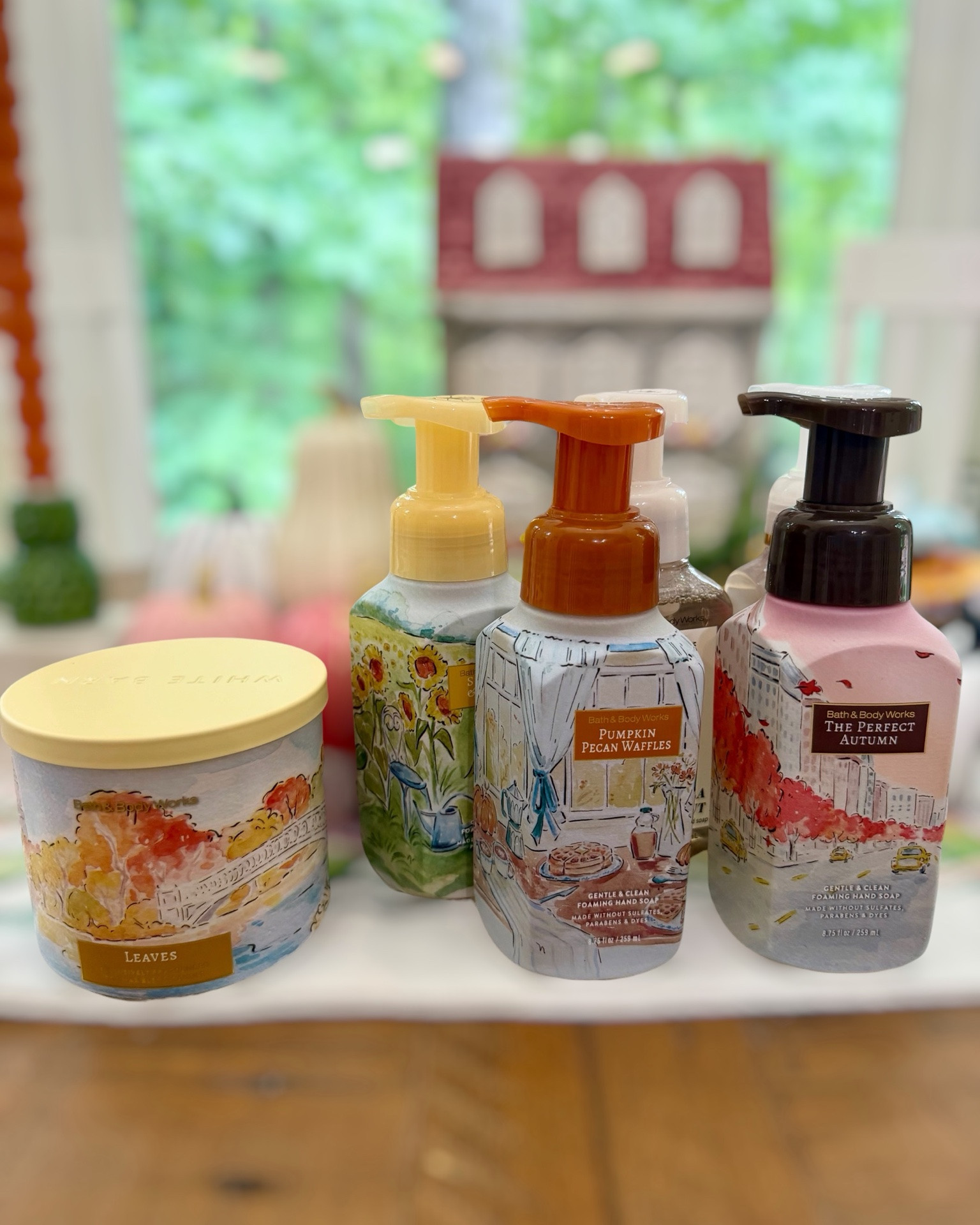 Bath & Body Works Fall Favorites 🍂🧼

The $12.95 candle sale may be over, but the 5 for $28 hand soap sale is still going strong! 🙌 If you missed the candle deal, don’t worry—there are still plenty of gorgeous fall scents to bring home.

I’m loving The Perfect Autumn, Pumpkin Pecan Waffles, and Sunshine & Lemons, plus the beautiful Leaves candle with this year’s watercolor-inspired packaging. Even though the candle isn’t on sale anymore, it’s still one of my favorite fall scents and looks so pretty styled around the house.

If you’re stocking up for fall, now is the perfect time to grab your favorite foaming hand soaps while they’re still 5 for $28! 🍁✨

Bath & Body Works fall collection, foaming hand soap sale, 5 for $28 hand soaps, fall home fragrance, Leaves candle, Pumpkin Pecan Waffles, The Perfect Autumn, seasonal home essentials, cozy fall decor, autumn home favorites, fall scents, Bath & Body Works haul.

#LTKSaleAlert #LTKHome #LTKmomlife