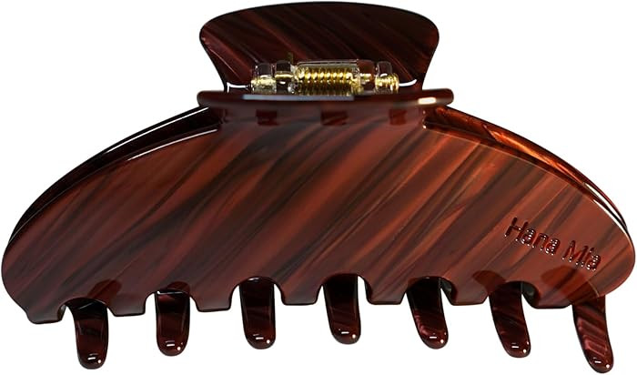 Hair Clip for Women, Burgundy, 4 Inches, Large Claw Clip for Thick Hair, Premium Durable Acetate,... | Amazon (US)