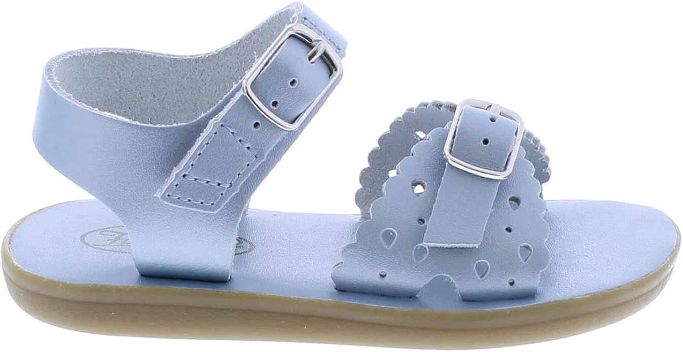 FOOTMATES Baby-Girl's Eco-Ariel (Infant/Toddler/Little Kid) Flat Sandal | Amazon (US)