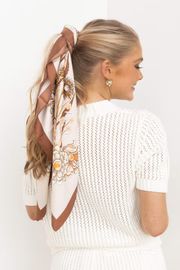 Isadora Hair Scarf - Beige | Petal & Pup (AU)