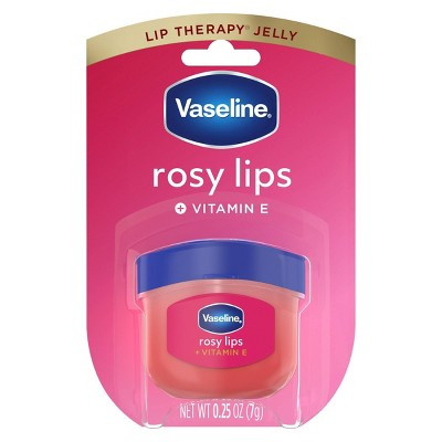 Vaseline Lip Therapy Mini Lip Balm - Rosy - Travel Size - 0.25oz | Target