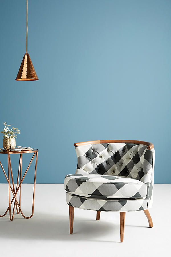 Buffalo Check Bixby Chair | Anthropologie (US)