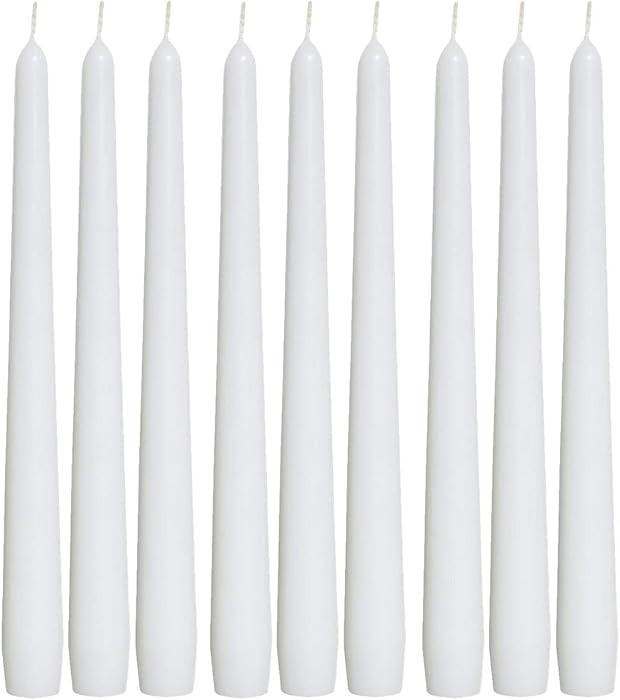 1ABOVE 10 Pack Tapered Dinner Candles | Unscented - Slow Burning Candles | Multi-Purpose | Smokel... | Amazon (UK)