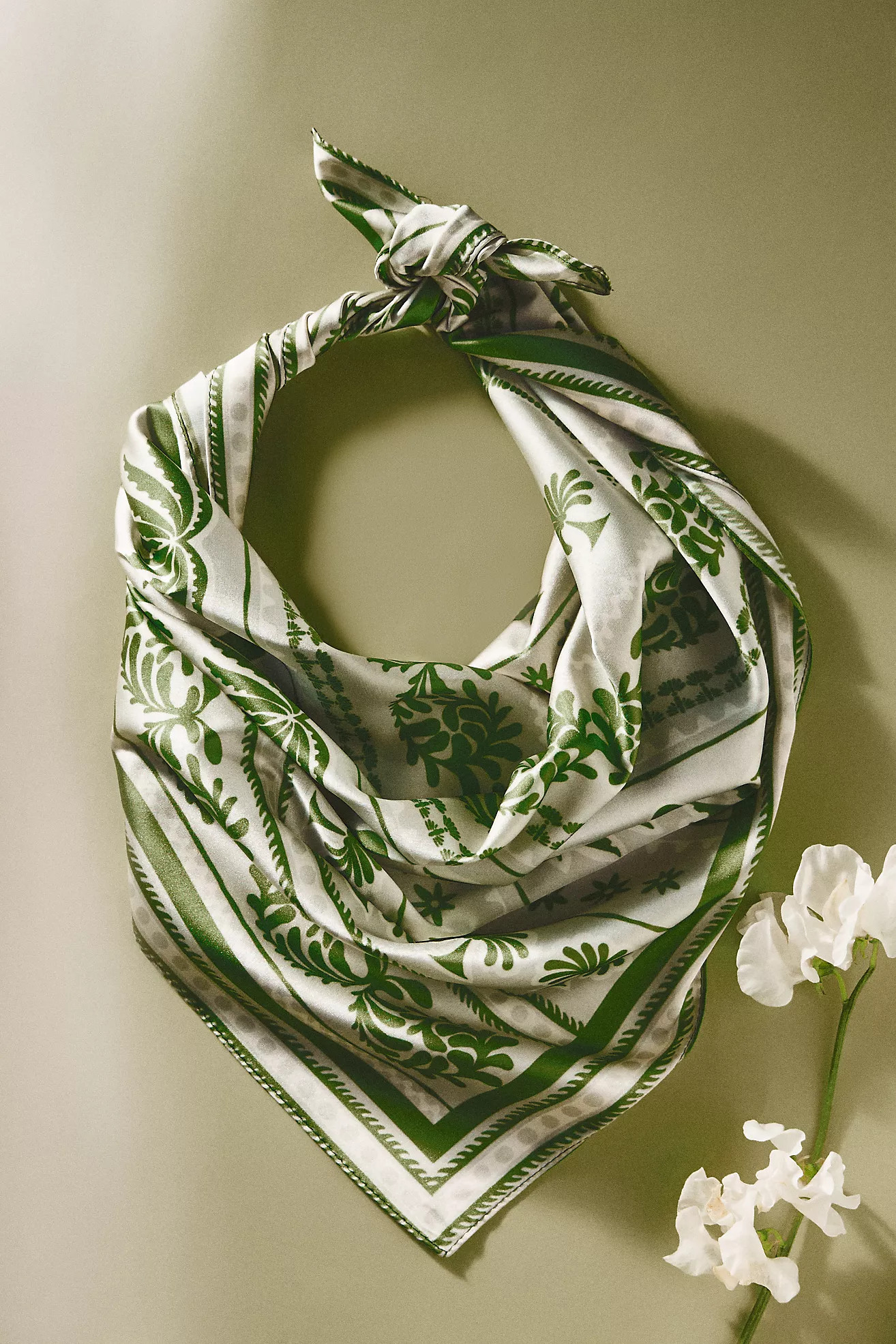 Palm Printed Hair Scarves, Set of 2 | Anthropologie (US)