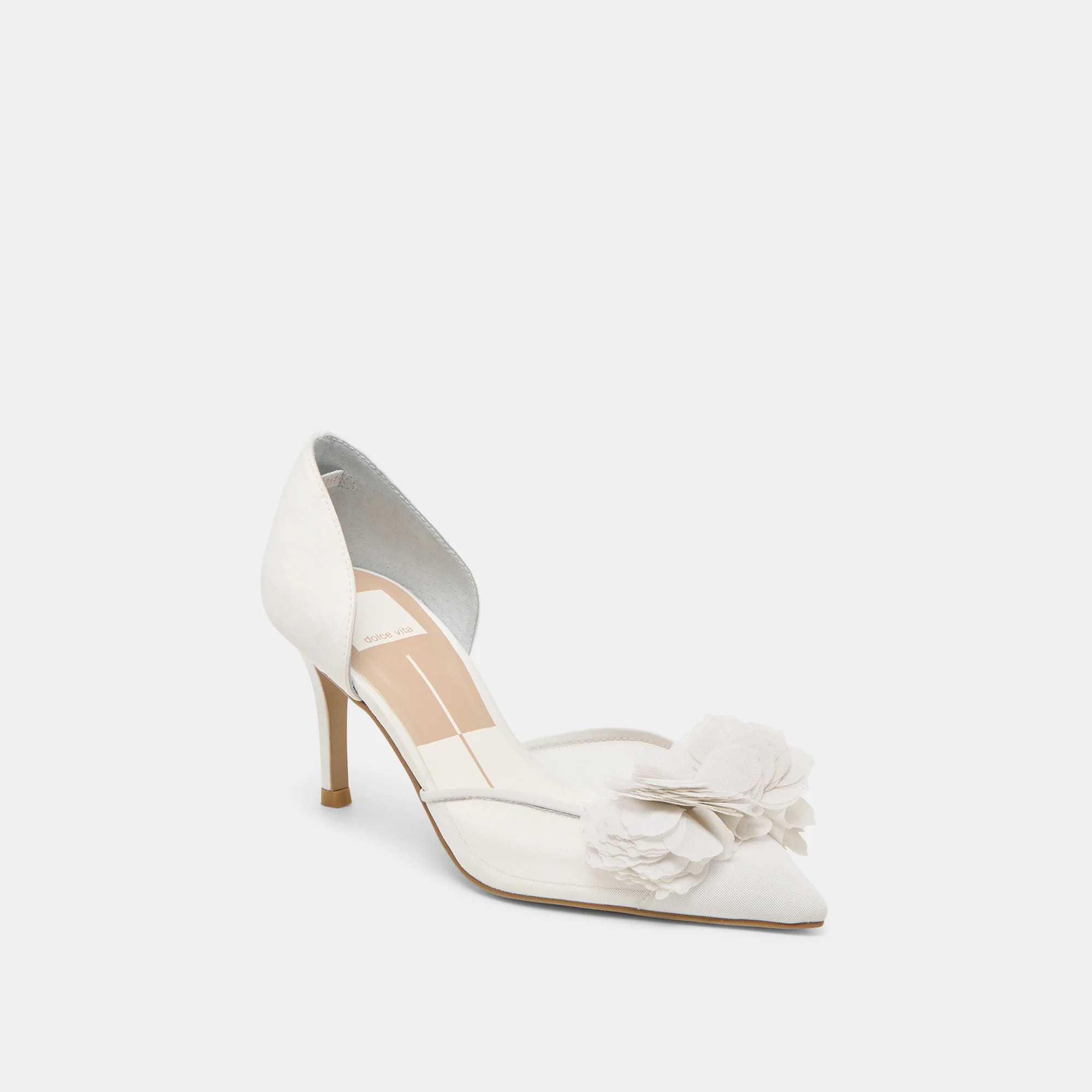 Evelin White Mesh Heels | Dolce Vita | DolceVita.com