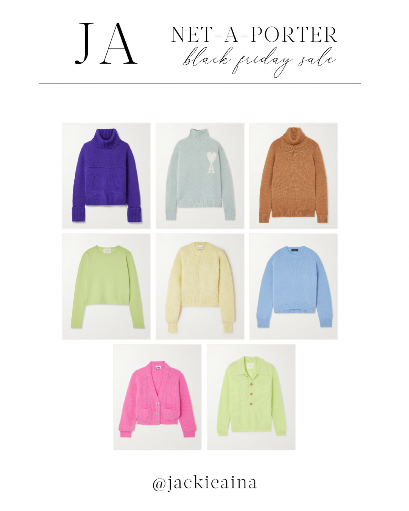 Net-A-Porter is doing their Black Friday sale currently with up to 50% off! Rounded up knits I have my eye on for this sale!

#LTKHoliday #LTKCyberWeek #LTKGiftGuide