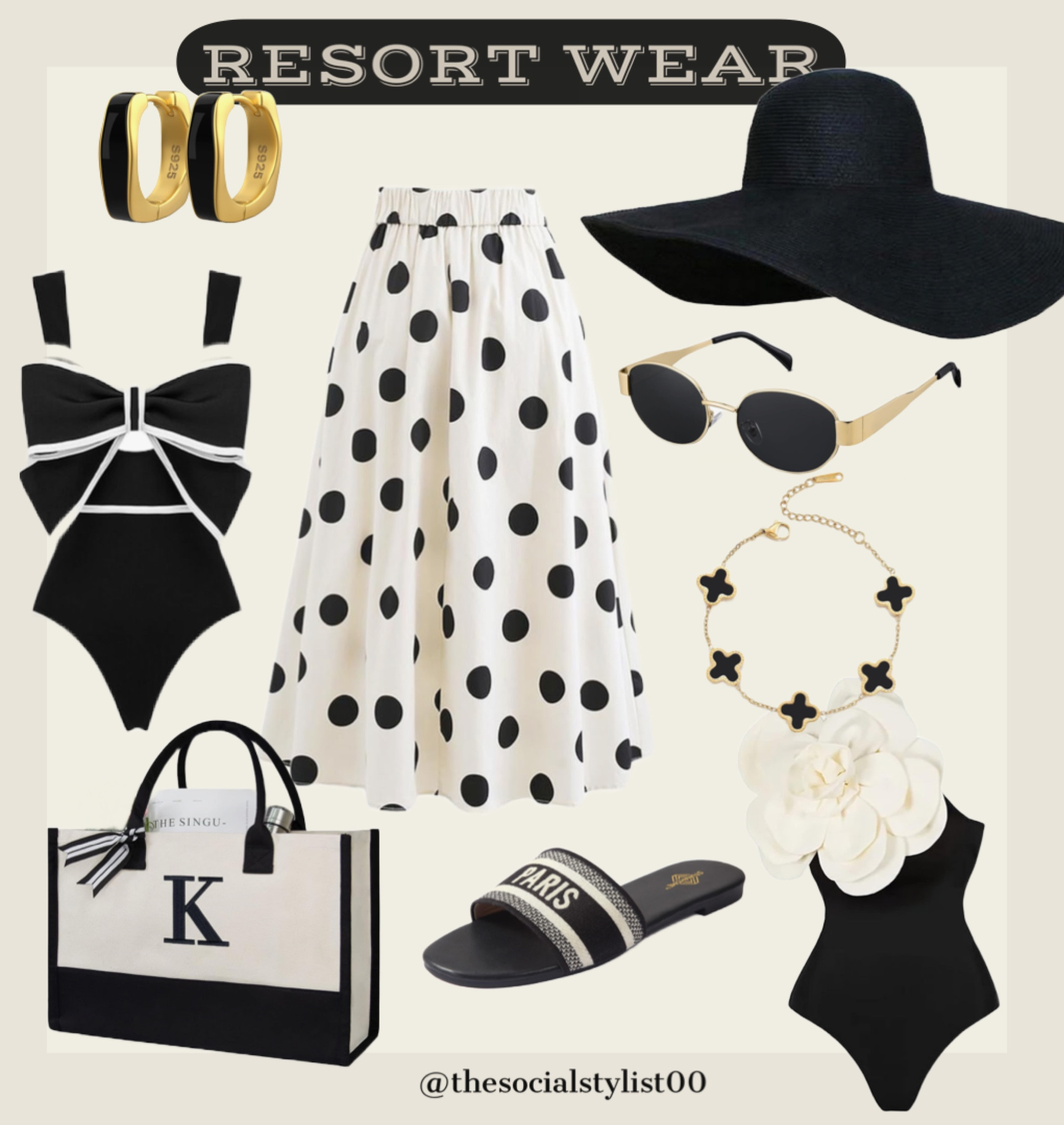 Resort Wear

Vacation outfit, swimsuit, coverup, sandals, beach tote, beach bag, sun hat, tropical, beach outfit, beach fashion, bikini, Amazon fashion, Amazon finds, spring break, black and white 

#LTKSpringSale #LTKswim #LTKstyletip