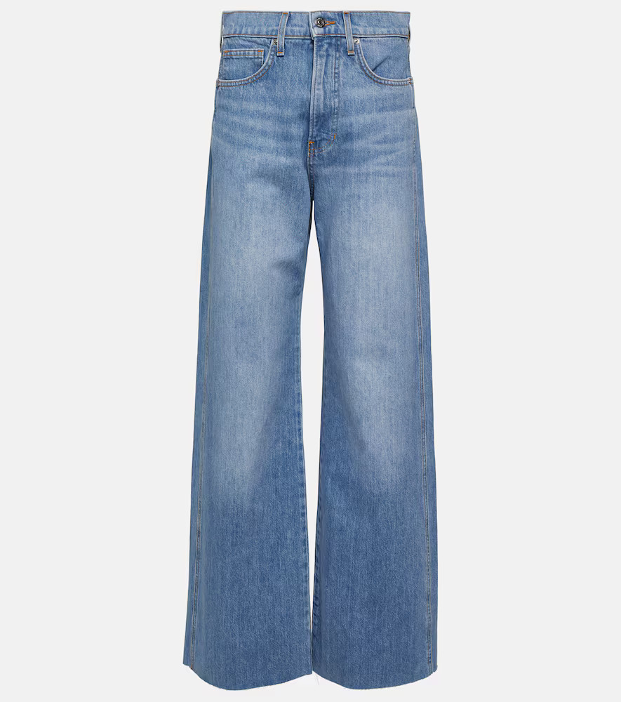 Veronica Beard Taylor high-rise wide-leg jeans | Mytheresa (US/CA)