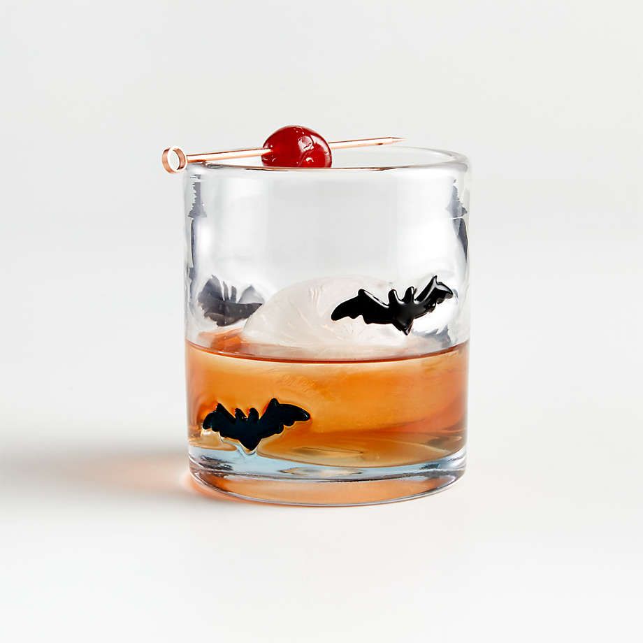 Pumpkin Icon 14-Oz. Double Old-Fashioned Glass + Reviews | Crate & Barrel | Crate & Barrel