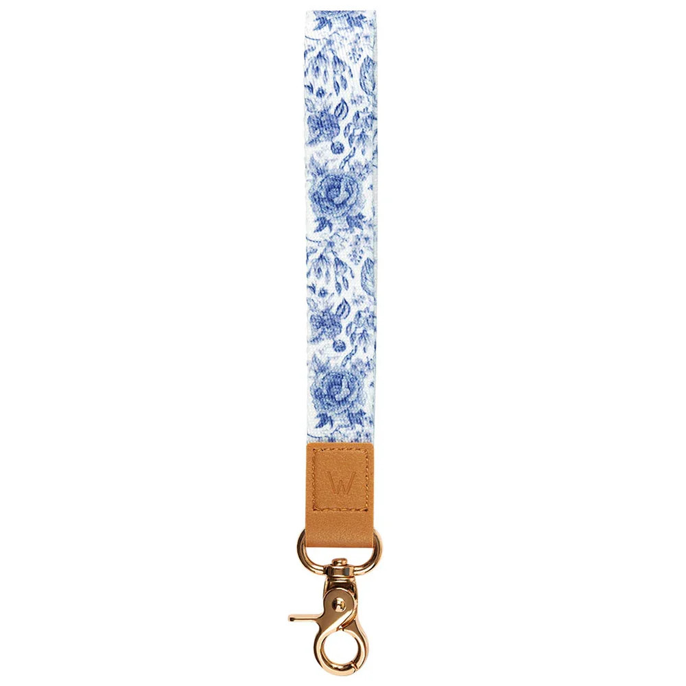 Blue Willow Wrist Lanyard | Walli Cases