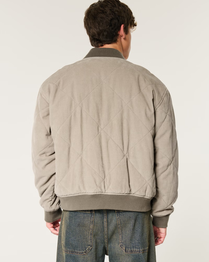 Corduroy Bomber Jacket | Hollister (US)