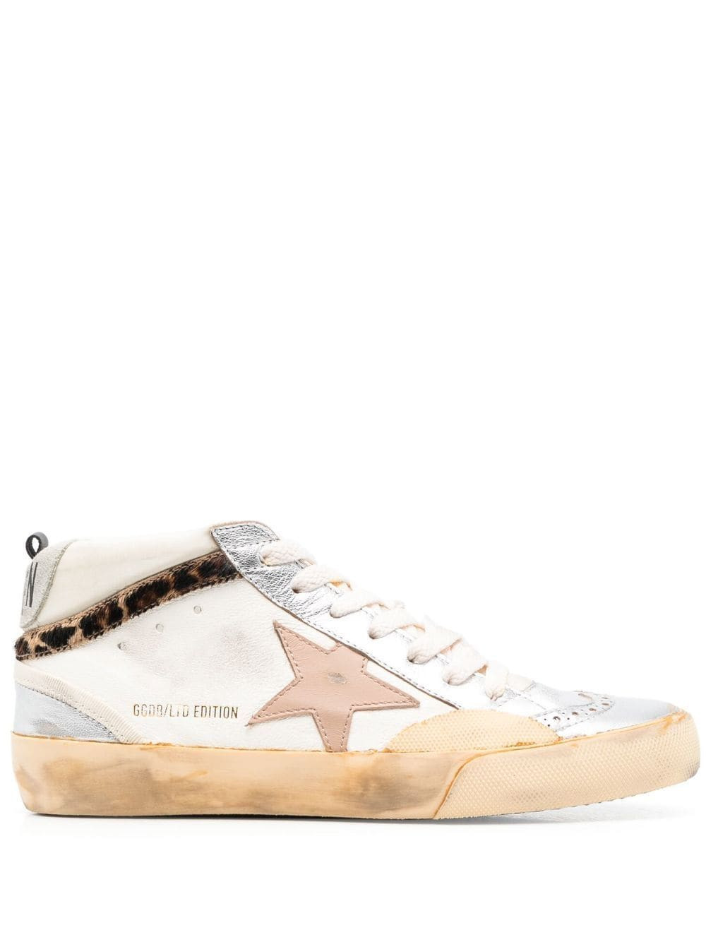 Golden Goose Mid-Star high-top sneakers - Neutrals | Farfetch Global