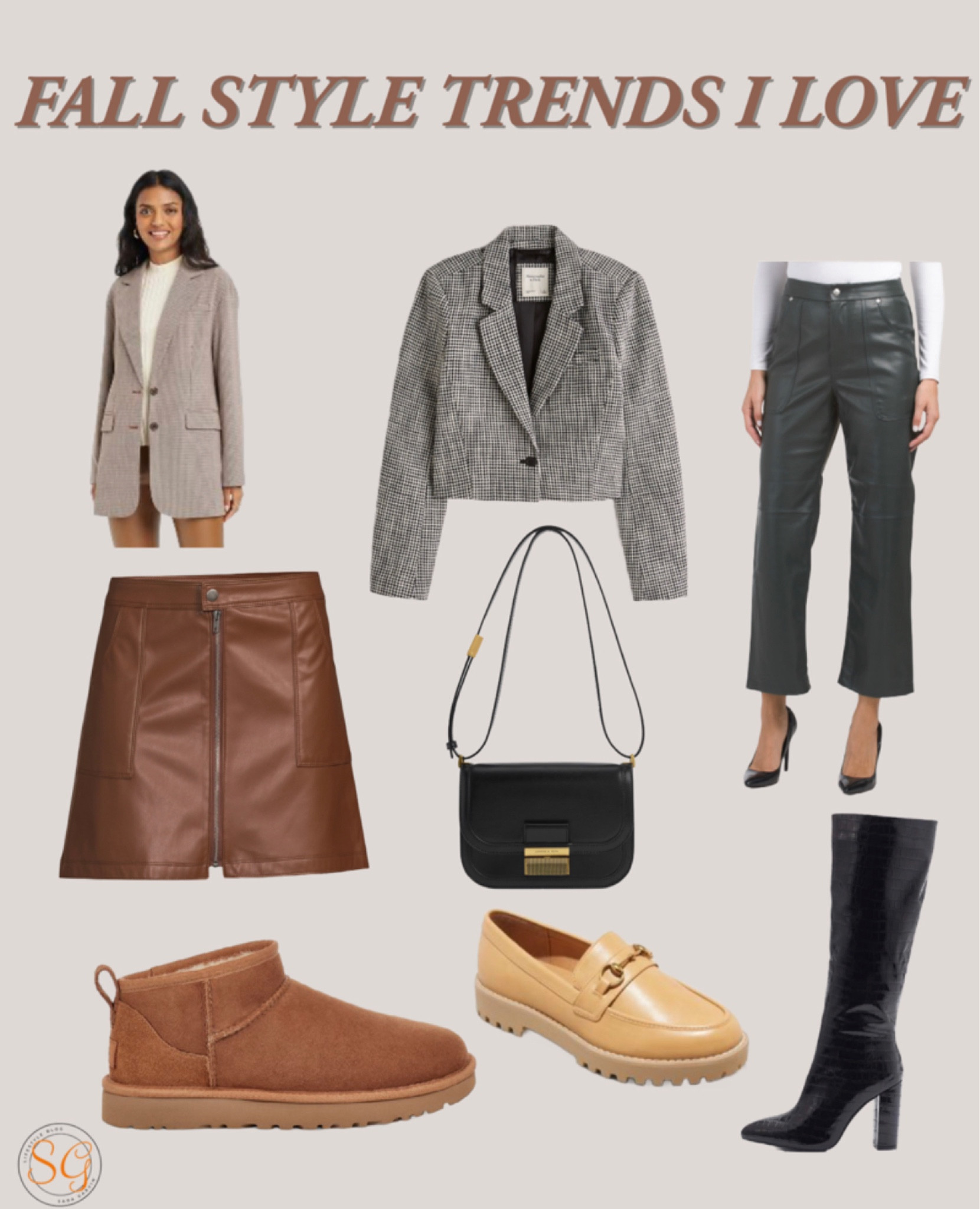 Fall outfit trends that I love! Faux leather pants, blazers, and loafers are  essentials to add to your wardrobe. 

#LTKSeasonal #LTKHalloween #LTKstyletip