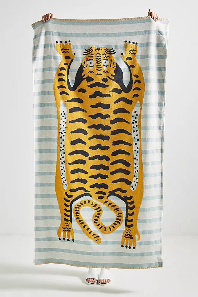 Tiger Beach Towel | Anthropologie (US)