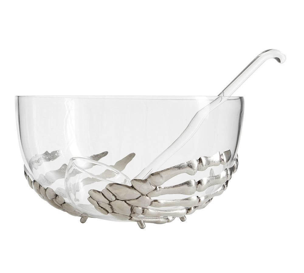 Skeleton Hand Punch Bowl with Ladle | Pottery Barn (US)