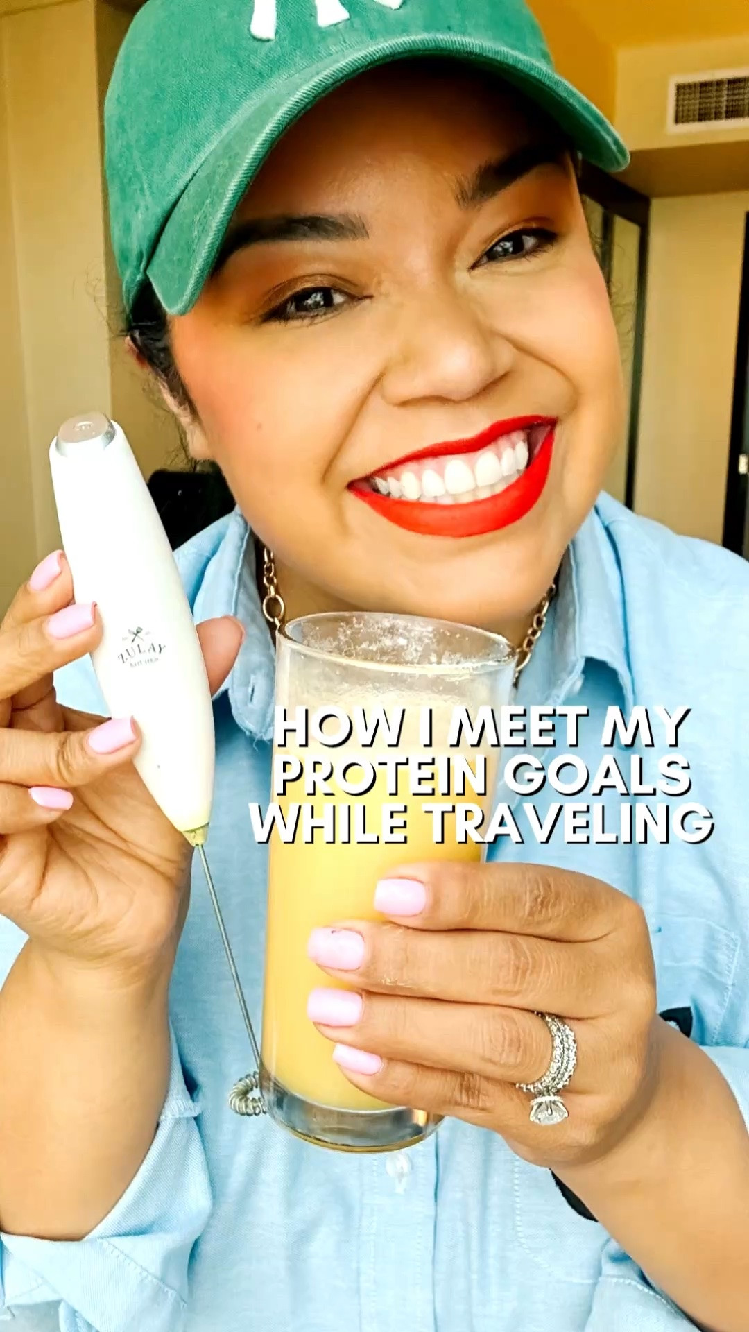 I’m really enjoying the Oath liquid protein. They have several different flavors and it’s another great way to meet your daily protein goal while traveling. 
You can find them @Target  

Liquid protein, travel, protein goal, oath liquid protein, glp1, travel must have, travel with me, smiles and pearls, Sephora liquid lip, meal prep

#LTKgrwm #LTKTravel #LTKmorningroutine