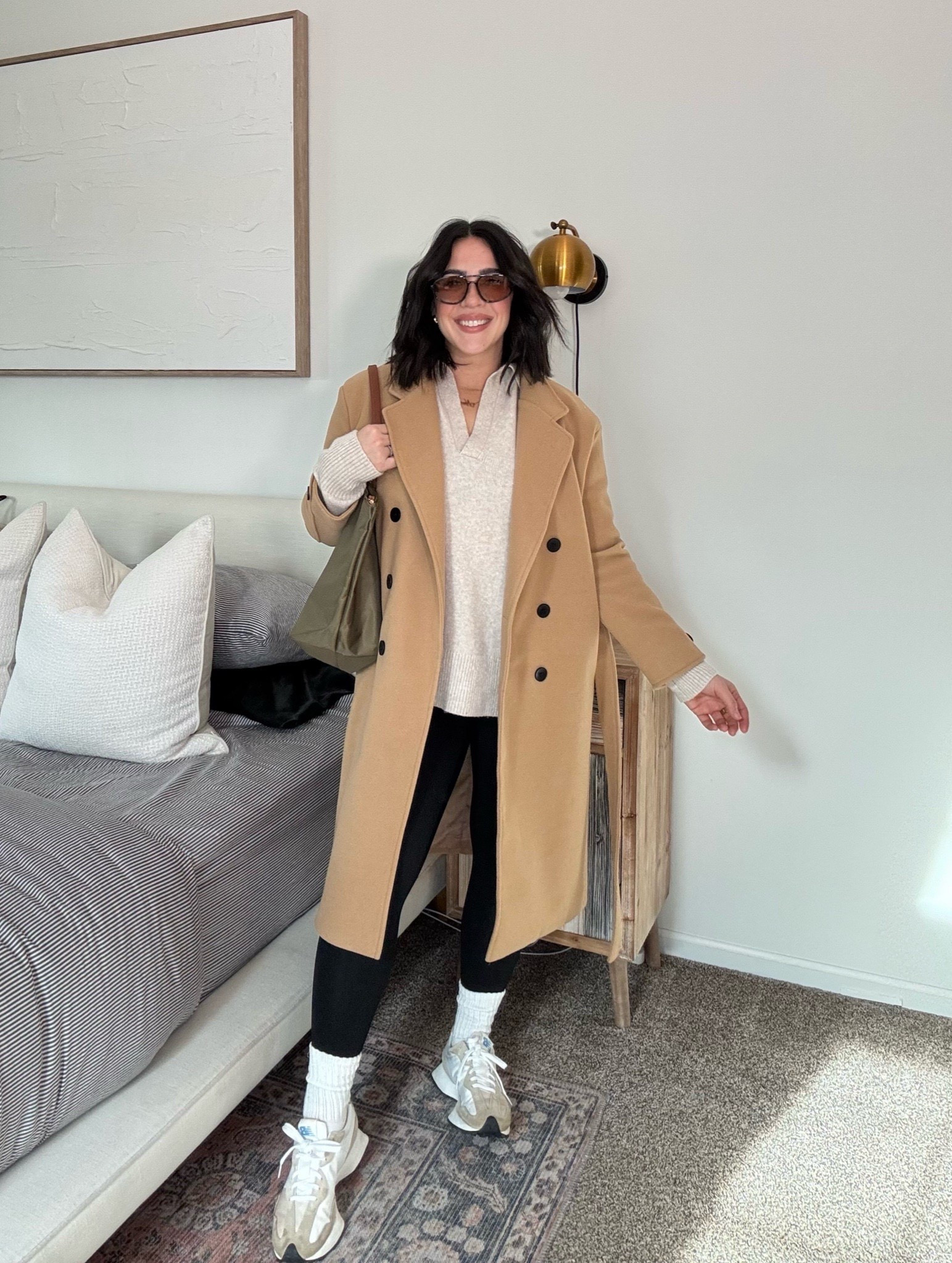 Easy Winter outfit idea! 

Casual, cozy, chic, midsize, mom style, winter style, leggings, long coat, Amazon. 

L in all! 

#LTKSeasonal #LTKMidsize #LTKSaleAlert