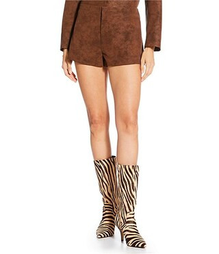 Gianni Bini x Sydney Silverman The Rebecca Faux Suede Mid Rise Coordinating Shorts | Dillard's | Dillard's