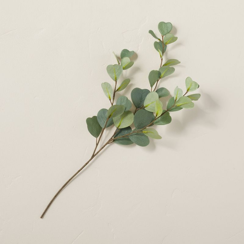 18" Faux Heart Eucalyptus Plant Stem - Hearth & Hand™ with Magnolia | Target