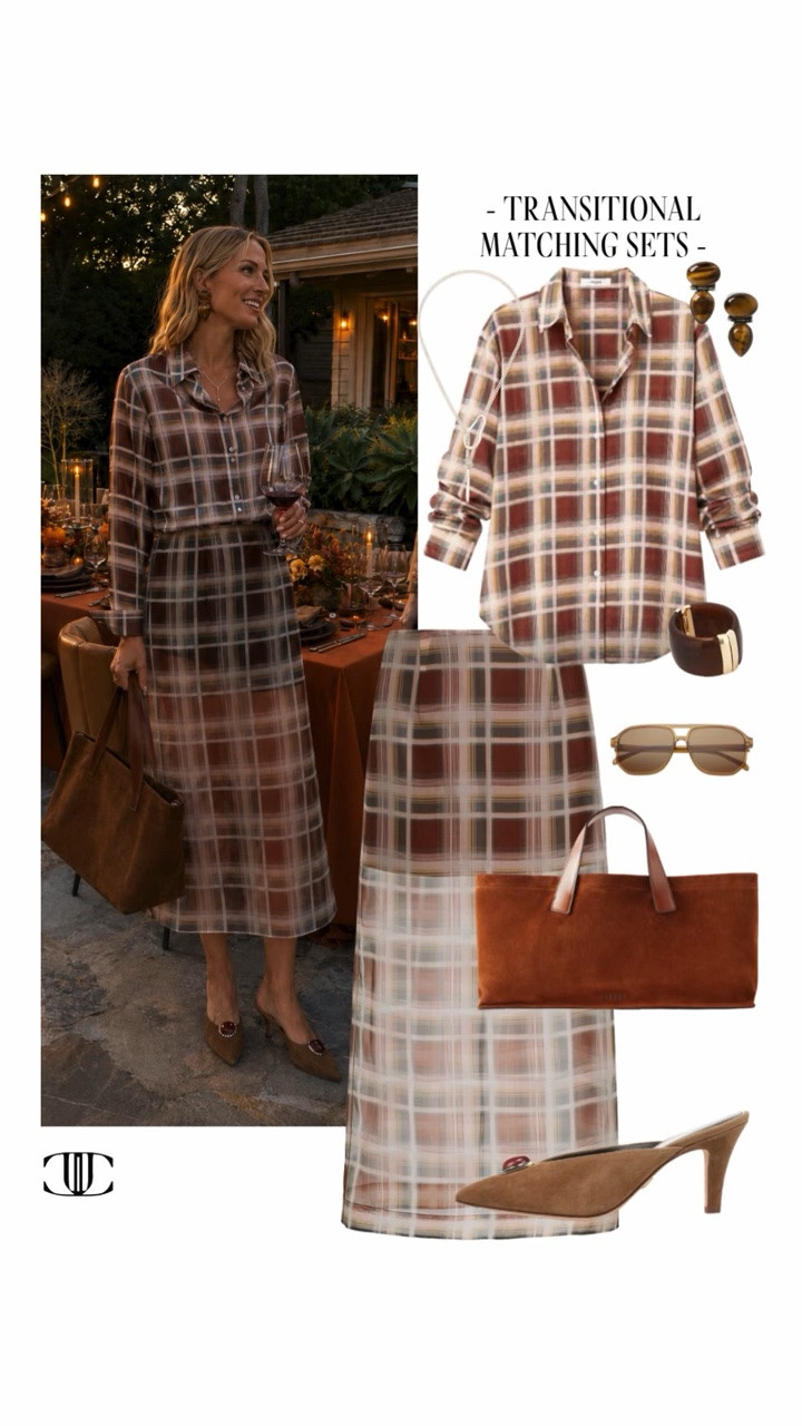 🍂 One set, endless fall outfit possibilities.

In The Fall Transition Matching Set Edit, I’m sharing eight polished looks that make getting dressed easy—from a fall dinner party and drinks at a chic bar to shopping days and everything in between.

Think lightweight knits, tailored separates, rich seasonal tones, and easy layers that work just as well together as they do mixed with the rest of your wardrobe. Tap to shop all eight looks and make the transition into fall feel effortless. 🤎✨

#LTKStyle #MatchingSets #FallTransition #FallOutfits #EffortlessStyle #EverydayStyle #DinnerPartyStyle #ShoppingStyle #OutfitInspiration #LTKFinds

#LTKootd #LTKSeasonal #LTKOver40