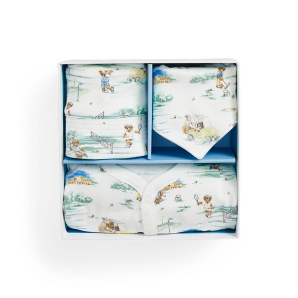 Polo Bear Cotton Three-Piece Gift Set | Ralph Lauren (IE)