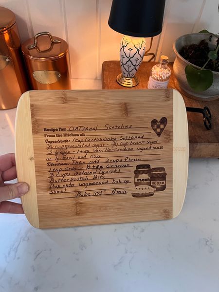Custom cutting board gift idea! 

#LTKHoliday #LTKhome #LTKGiftGuide