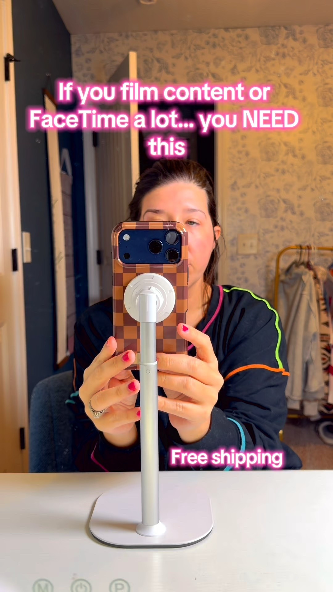I didn’t realize how much I needed this until I started using it daily 🙌 This MagSafe phone stand keeps your phone at the perfect height for filming, FaceTime, recipes, or working hands-free. One of those simple upgrades that makes life easier. 

#LTKBeauty #LTKootd #LTKmomlife