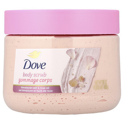 Dove, Body Scrub, Himalayan Salt & Rose Oil, 15 oz (425 g) | iHerb