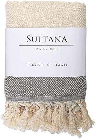 Sultana Luxury Linens – Toalla de baño turca | 100% algodón | Respetuoso con el medio ambient... | Amazon (US)