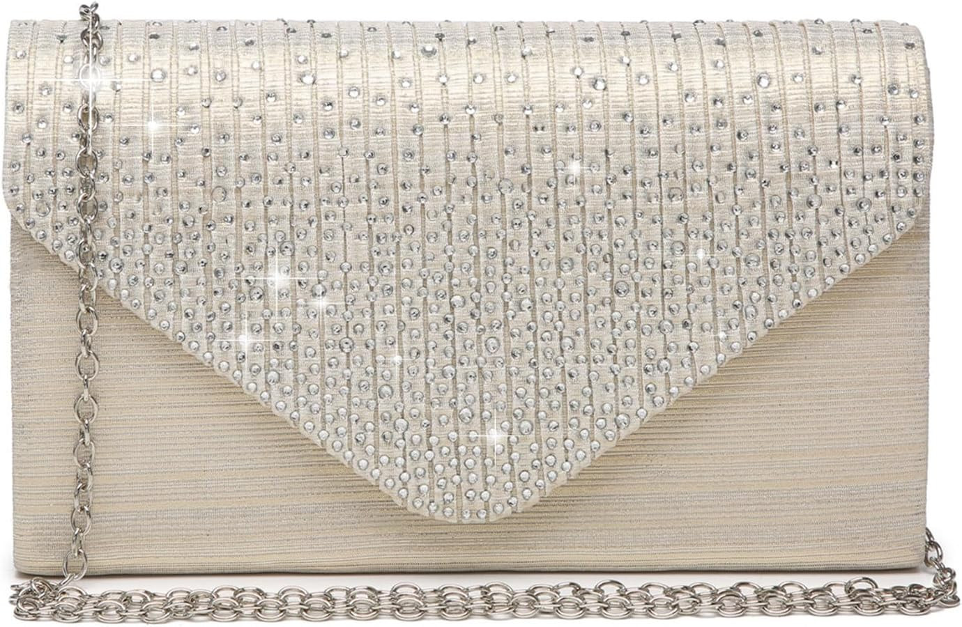 Dasein Ladies Frosted Satin Evening Clutch Purse Bag Crossbody Handbags Party Prom Wedding Envelo... | Amazon (US)