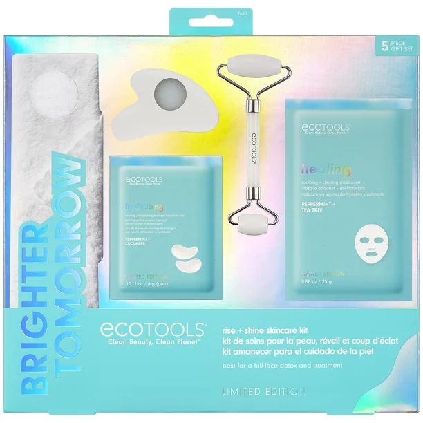 EcoTools Limited Edition Rise and Shine Skincare Gift Set, 5 Piece - Walmart.com | Walmart (US)