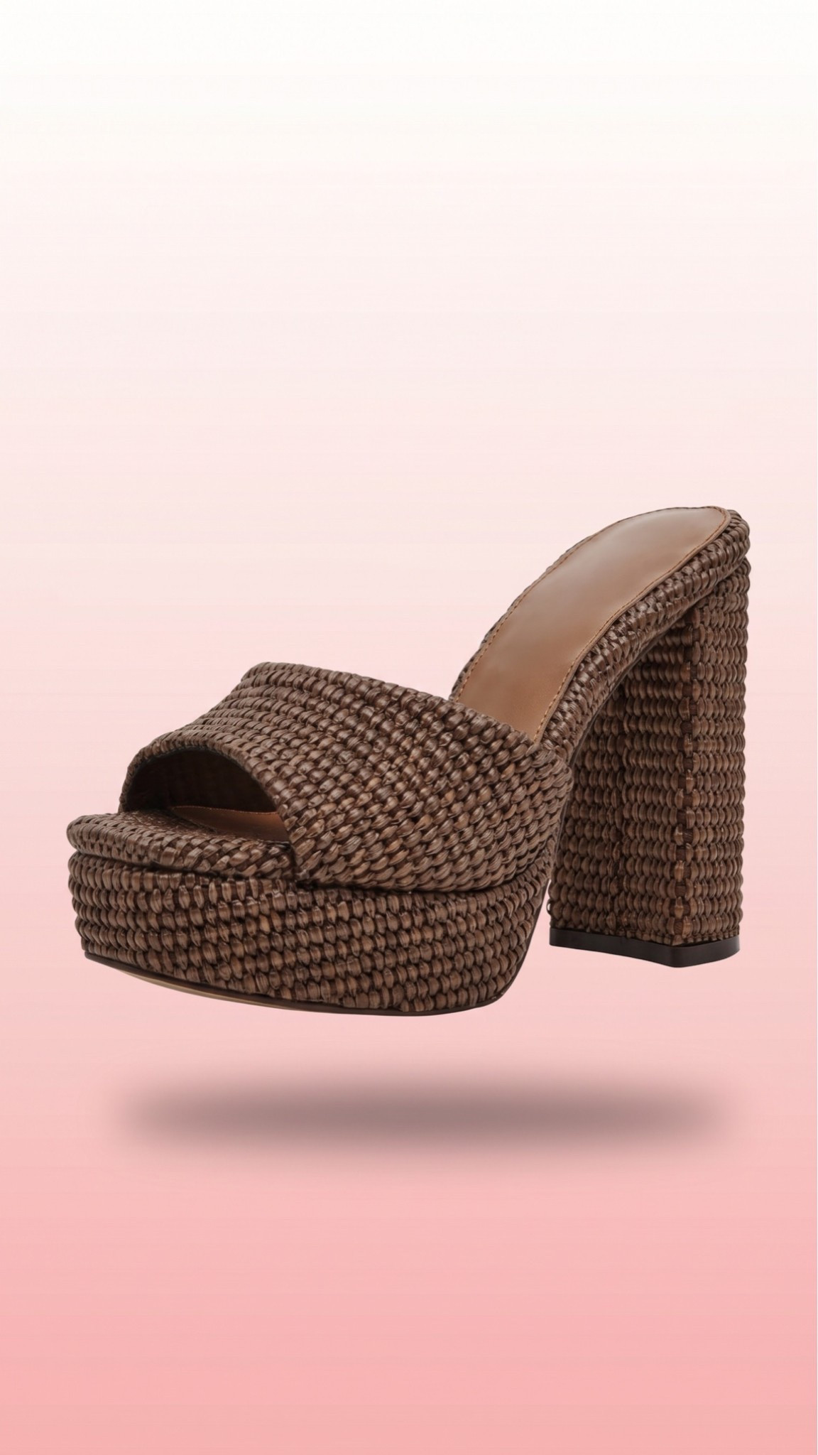 🤎 Woven Brown Platform Heels
A statement heel that instantly elevates any outfit. The woven texture gives these platforms a luxe look while the neutral color pairs with everything from denim to dresses. 🤎✨

#LTKStyle #LTKShoeCrush #NeutralStyle #PlatformHeels #SummerStyle #DateNightLook #FashionFinds #EverydayStyle #LTKFashion #OOTD

#LTKdayinmylife #LTKootd #LTKgrwm
