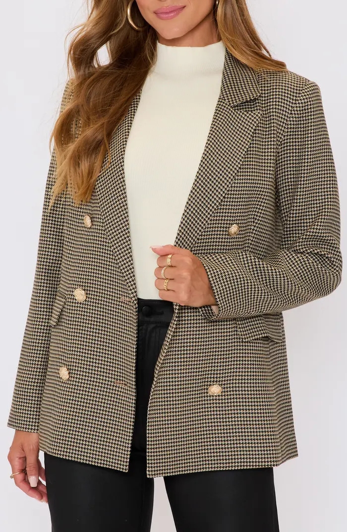 Margaret Plaid Double Breasted Blazer | Nordstrom