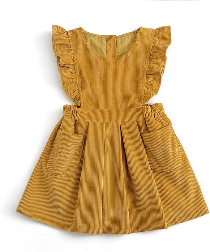 Simplee kids Toddler Girl Casual Dress for Spring Girls Skrit with Pocket | Amazon (US)