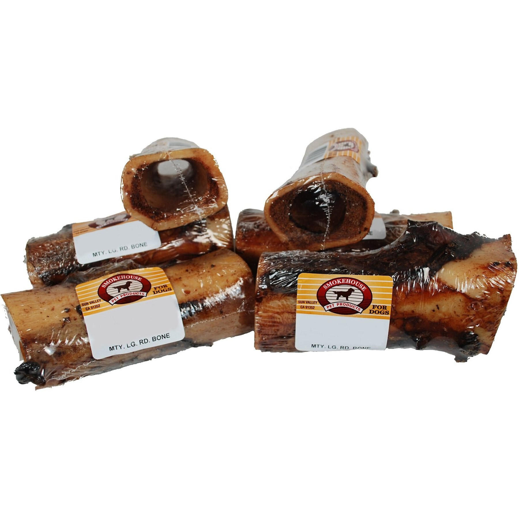 Smokehouse USA 5" Round Marrow Bone Dog Treats, 5-in chew, 1 count | Chewy