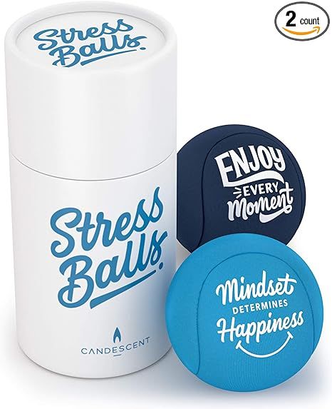 Candescent Stress Balls - Hand Therapy Relief for Anxiety, Fidget, Tension, Exercise Strengthener... | Amazon (US)