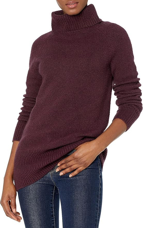 Goodthreads Women's Boucle Turtleneck Sweater | Amazon (US)