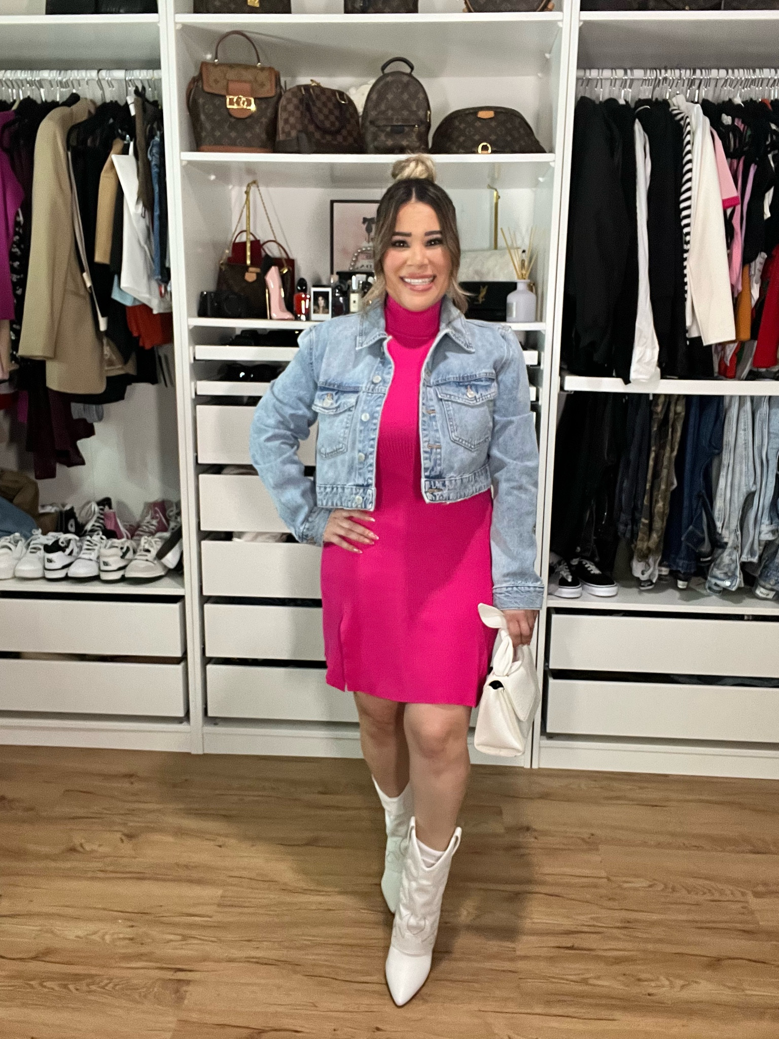 Dress is old from Naked Wardrobe 
Jean jacket is from Zara can’t link 😔
Linked lots of similar items 

#LTKfindsunder100 #LTKMostLoved #LTKstyletip