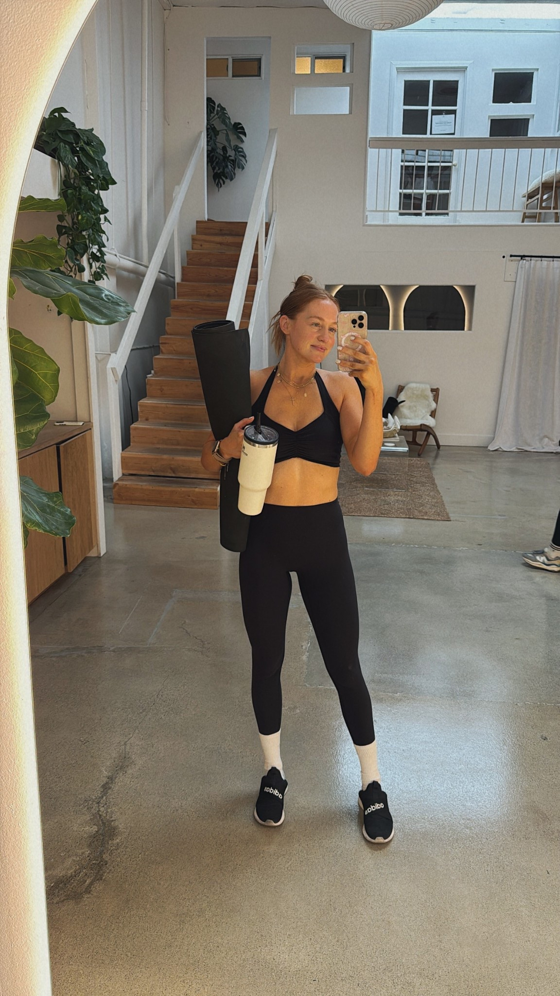 Workout outfit. Cute workout outfit. Black workout outfit. Affordable activewear. 

Discount code: KATIE 
#activewear 



#LTKActive #LTKFindsUnder100