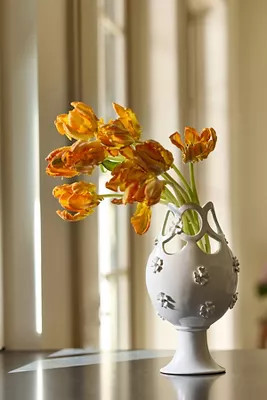 Josi Tulipiere Stoneware Vase | Anthropologie (US)